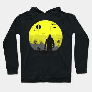 Entering Cyber town Hoodie